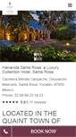 Mobile Screenshot of haciendasantarosa.com